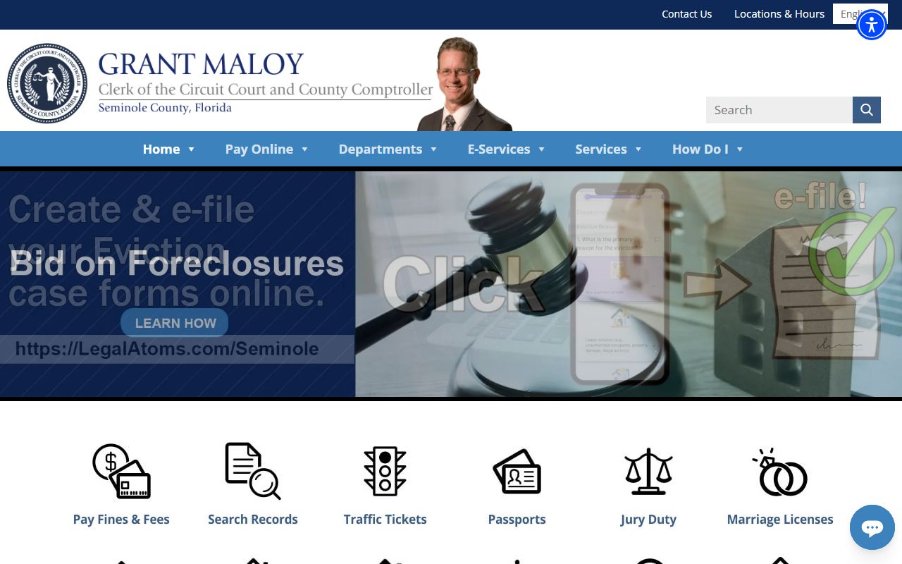 Seminole County Clerk marriage license information for Seminole County marriage records